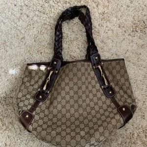 Gucci Pelham Braided Strap Shoulder Bag
